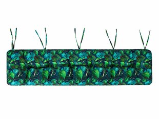 Padi pingile Hobbygarden Etna 3D 180x40 cm, roheline hind ja info | Toolipadjad ja toolikatted | hansapost.ee