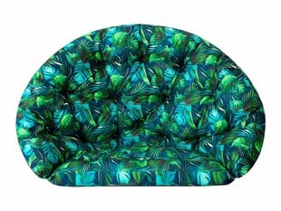 Подушка для подвесного кресла-качалки Hobbygarden Luna 3D, зеленая цена и информация | Подушки, наволочки, чехлы | hansapost.ee