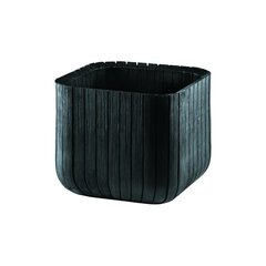 Lillepott Keter Cube Planter, 21.5 l, grafiit hind ja info | Lillepotid | hansapost.ee