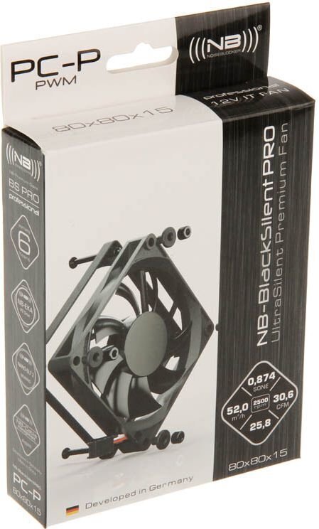 Noiseblocker BlackSilent Pro PC-P ITR-PC-P hind ja info | Arvuti ventilaatorid | hansapost.ee