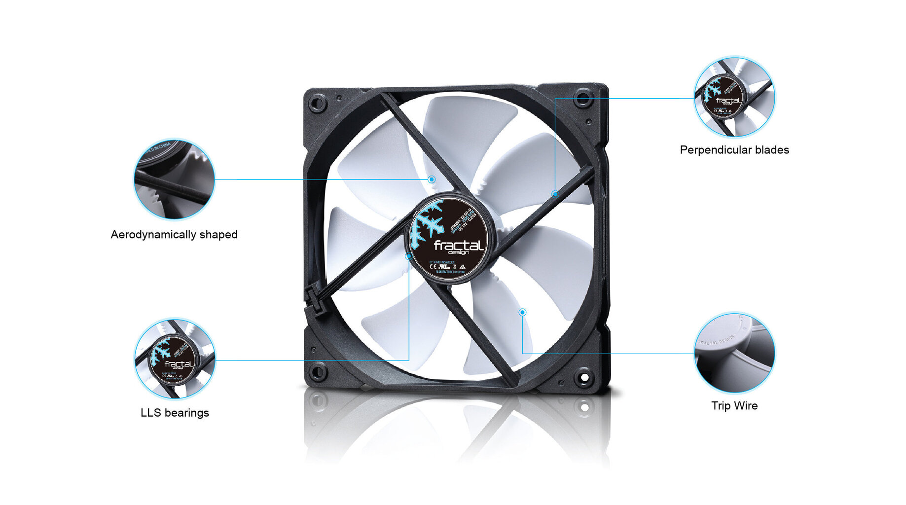 Fractal Design FD-FAN-DYN-X2-GP14-WT hind ja info | Arvuti ventilaatorid | hansapost.ee