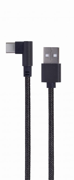 CABLE USB2 TO USB-C ANGLED/CC-USB2-AMCML-0.2M GEMBIRD цена и информация | Mobiiltelefonide kaablid | hansapost.ee