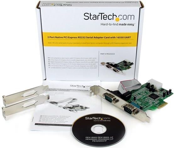 USB-jaotur Startech PEX2S553 цена и информация | Regulaatorid | hansapost.ee
