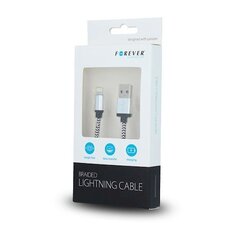 Forever USB - Lightning, 1м. цена и информация | Кабели для телефонов | hansapost.ee