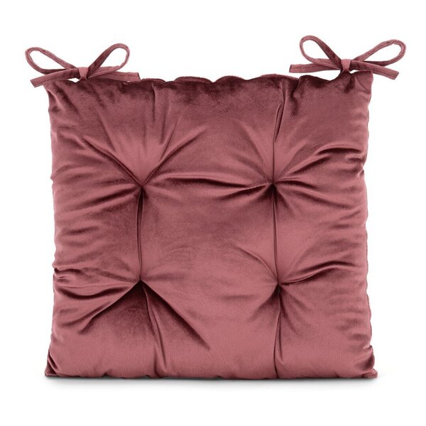 Розовая подушка на стул