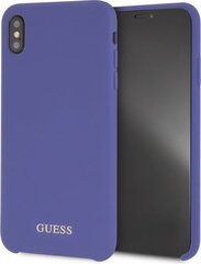 Guess GUHCI65LSGLUV Твердый силиконовый чехол-крышка с мягкой внутренней частью для Apple iPhone XS Max Фиолетовый цена и информация | Чехлы для телефонов | hansapost.ee