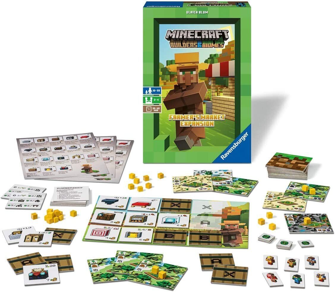 Настольная игра Ravensburger Minecraft Builders Biomes: Farmers Market  Expansion, ENG цена | hansapost.ee