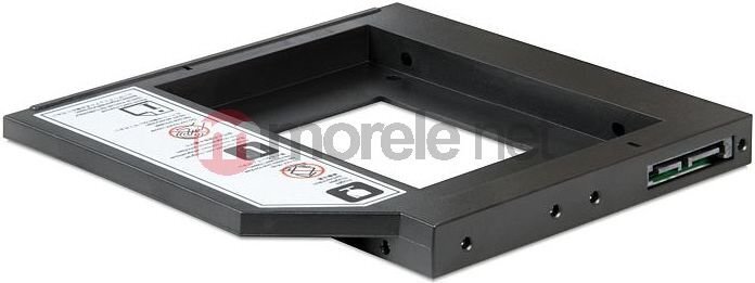 Delock Slim SATA 5,25″ (13mm) kinnitusraam 1 x 2,5″ SATA kõvakettale kuni 9,5 mm (61993) hind ja info | Arvutikomponentide tarvikud | hansapost.ee