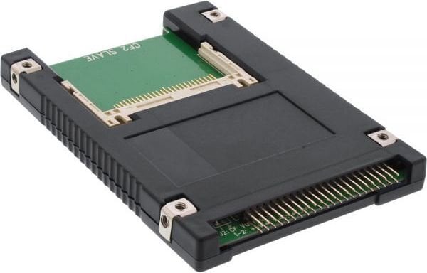 InLine IDE 2.5" Drive to 2x Compact Flash Adapter use CF cards as HDDs (76621I) цена и информация | Arvutikomponentide tarvikud | hansapost.ee