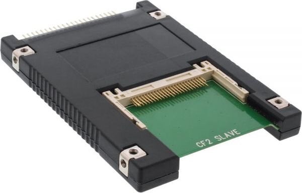 InLine IDE 2.5" Drive to 2x Compact Flash Adapter use CF cards as HDDs (76621I) цена и информация | Arvutikomponentide tarvikud | hansapost.ee