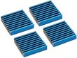 InLine RAM Heat Sink self-adhesive cooling fins 4pcs, Blue (33955H) hind ja info | Arvutikomponentide tarvikud | hansapost.ee