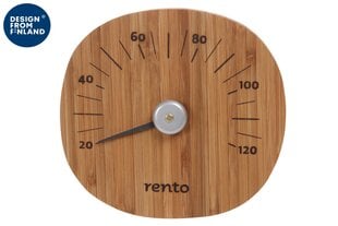 Rento Saunatermomeeter, bambus hind ja info | Sauna aksessuaarid | hansapost.ee