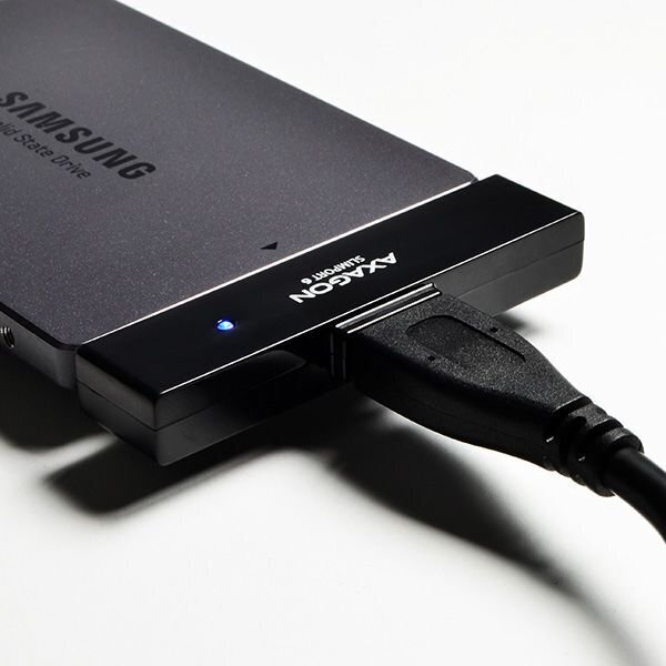 Axagon ADSA-1S6 HDD/SSD ümbris Must цена и информация | Arvutikomponentide tarvikud | hansapost.ee