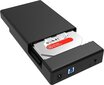 Orico HDD 3.5 "SATA + USB 3.0 korpus, 1 m kaabel цена и информация | Arvutikomponentide tarvikud | hansapost.ee