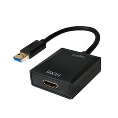 LogiLink - Adapter USB3.0 do HDMI hind ja info | USB adapterid ja jagajad | hansapost.ee