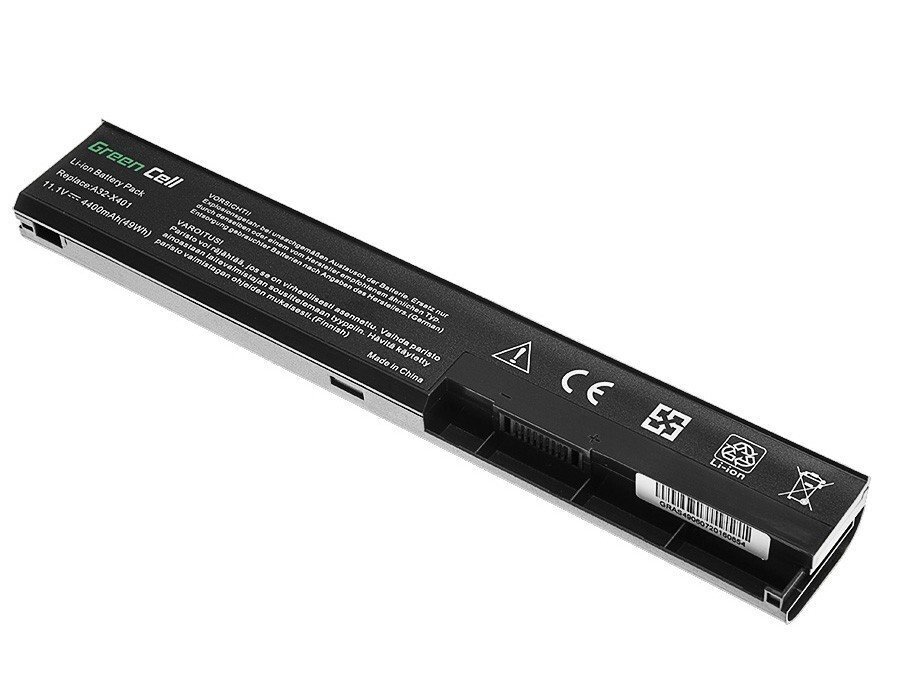 Sülearvuti aku Green Cell Laptop Battery for Asus X301 X301A X401 X401A X401U X401A1 X501 X501A X501A1 X501U цена и информация | Sülearvuti akud | hansapost.ee