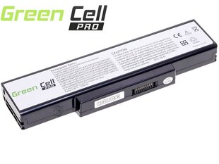 Green Cell PRO Laptop Battery for Asus N71 K72 K72J K72F K73SV N71 N73 N73S N73SV X73S hind ja info | Sülearvuti akud | hansapost.ee