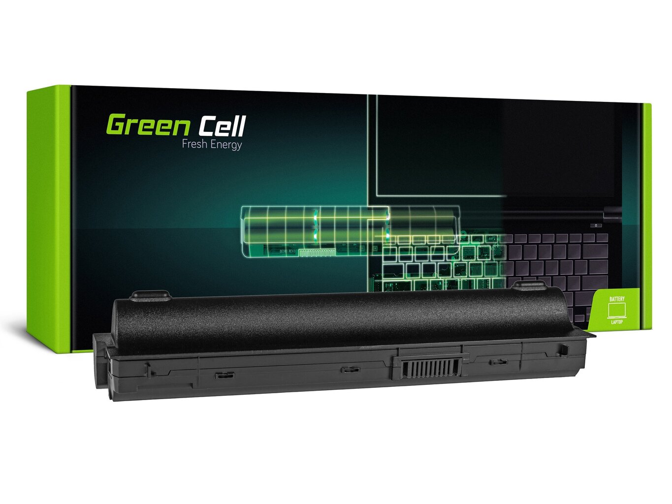 Green Cell Laptop Battery for Dell Latitude E6220 E6230 E6320 E6320 hind ja info | Sülearvuti akud | hansapost.ee