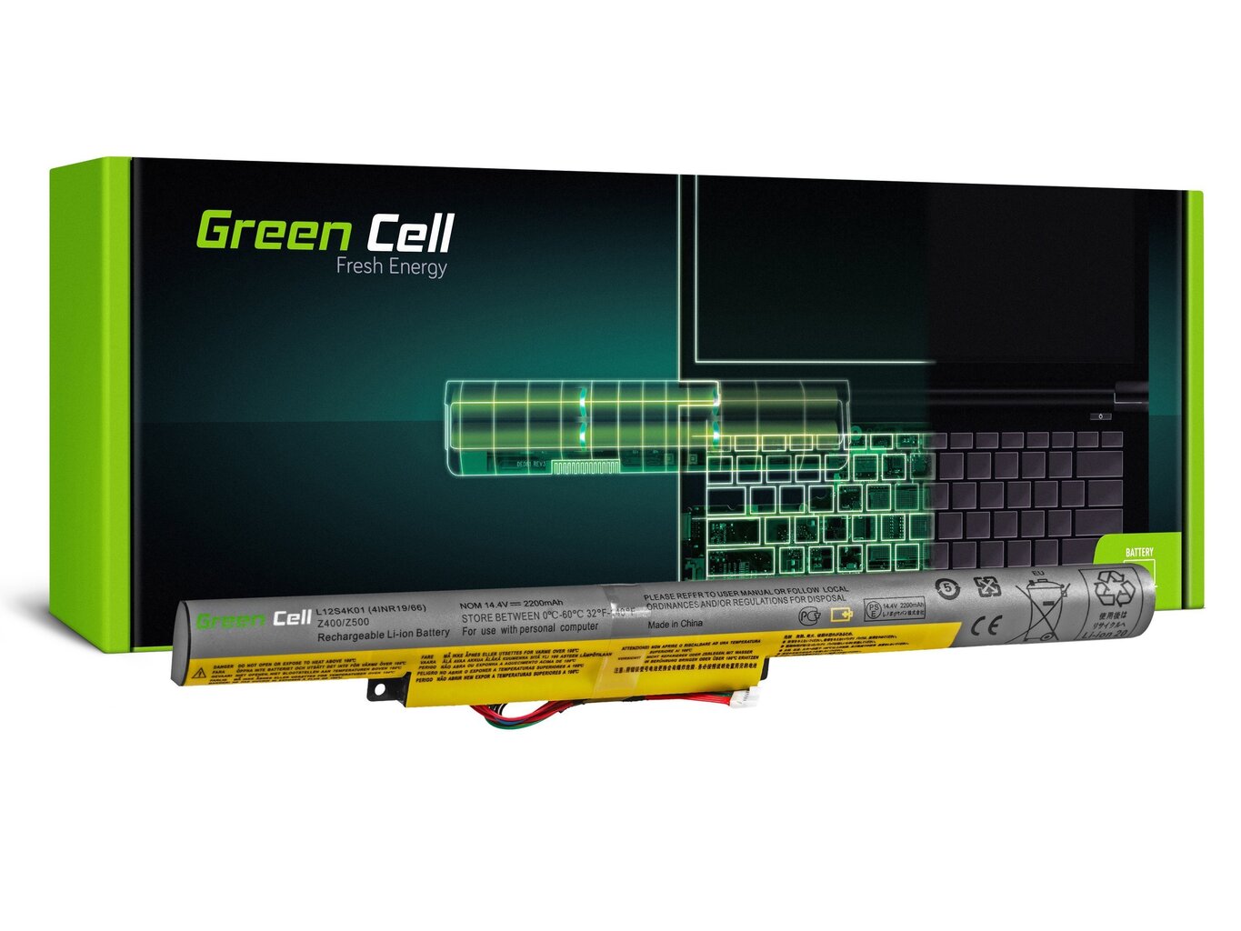 Sülearvuti aku Green Cell Laptop Battery for IBM Lenovo IdeaPad P500 Z510 P400 TOUCH P500 TOUCH Z400 TOUCH Z510 TOUCH цена и информация | Sülearvuti akud | hansapost.ee