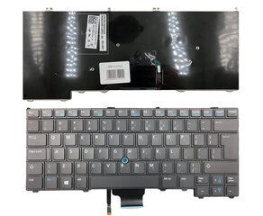 Клавиатура Dell: Latitude E7240, E7440, D4HRW UK цена и информация | Dell Компьютерные компоненты | hansapost.ee