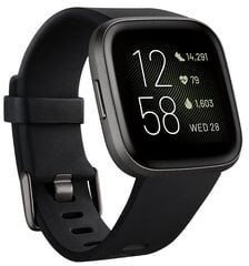 Умные часы Fitbit Versa 2 (NFC), Black/Carbon Aluminium цена и информация | Смарт-часы (smartwatch) | hansapost.ee