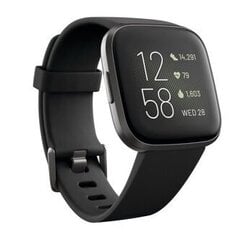 Умные часы Fitbit Versa 2 (NFC), Black/Carbon Aluminium цена и информация | Смарт-часы (smartwatch) | hansapost.ee