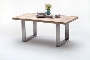Обеденный стол MC Akcent Castello, 260x100 см, белый/серебристый цена и информация | Кухонные и обеденные столы | hansapost.ee