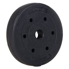 Весовой диск Springos, 2,5 кг, 29 мм, черный цена и информация | Гантели, гири, штанги | hansapost.ee