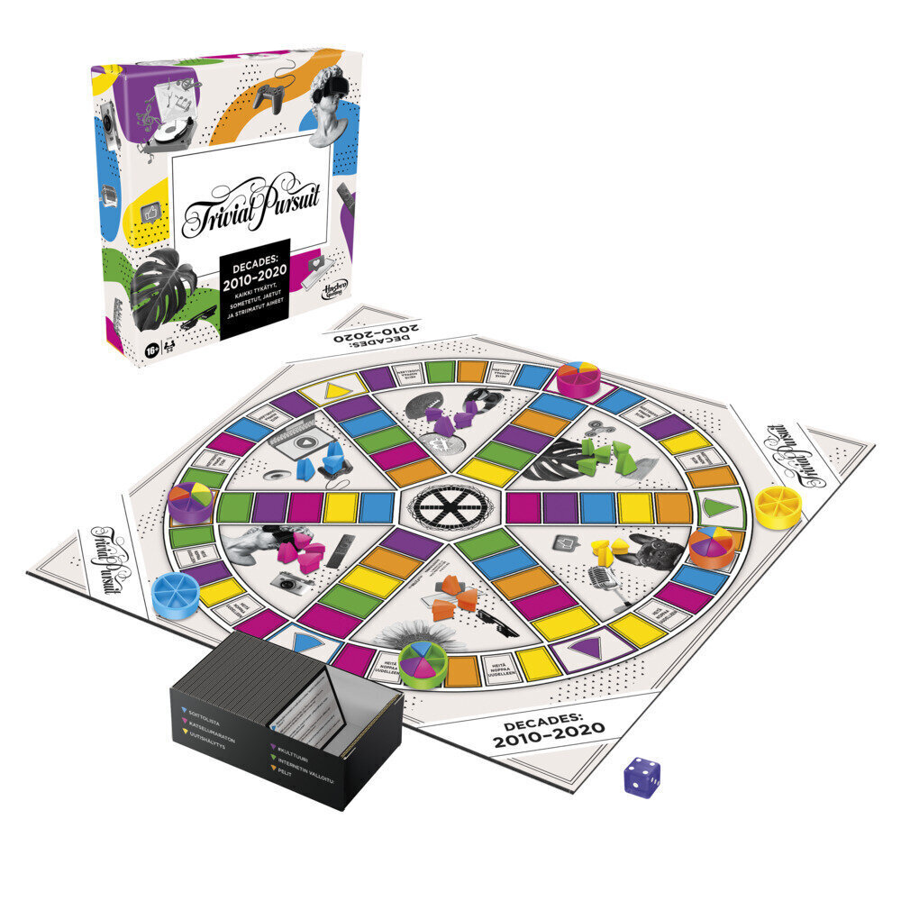 Lauamäng Trivial Pursuit Decades 2010 - 2020, FI цена и информация | Lauamängud ja mõistatused perele | hansapost.ee