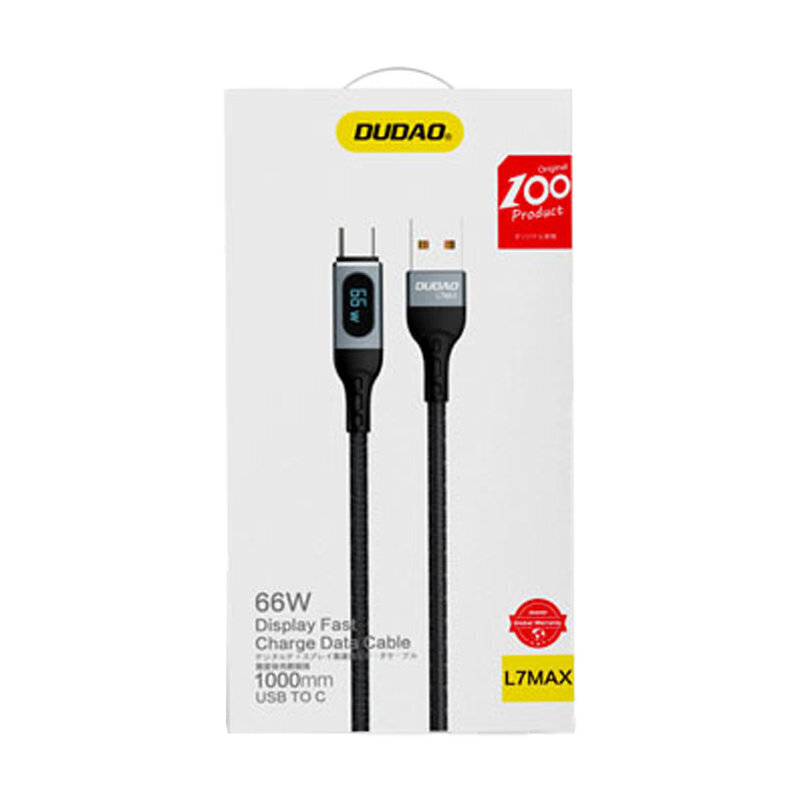 Dudao, USB cable - USB Type C, 1 m hind ja info | Mobiiltelefonide kaablid | hansapost.ee