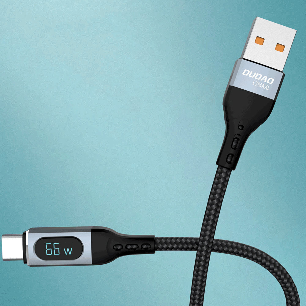Dudao, USB cable - USB Type C, 1 m hind ja info | Mobiiltelefonide kaablid | hansapost.ee