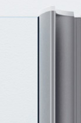 Poolringikujuline dušisein Ifö Space SBNF 800 Silver, matt klaas koos käepideme profiiliga цена и информация | Dušiseinad ja dušiuksed | hansapost.ee