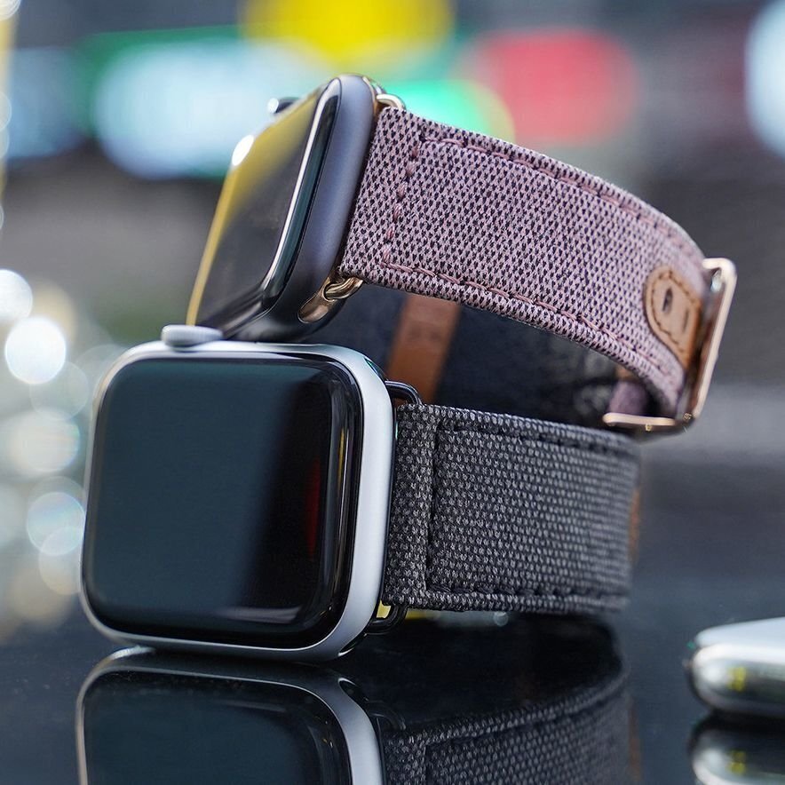 Vahetusrihm Apple Watch 38/40mm Dux Ducis , must hind ja info | Nutikellade aksessuaarid ja tarvikud | hansapost.ee