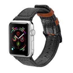 Браслет Dux Ducis "Casual Version" для Apple Watch, 38/40мм, чёрный цена и информация | Аксессуары для смарт-часов и браслетов | hansapost.ee