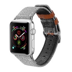 Браслет Dux Ducis "Casual Version" для Apple Watch, 38/40мм, серый цена и информация | Аксессуары для смарт-часов и браслетов | hansapost.ee