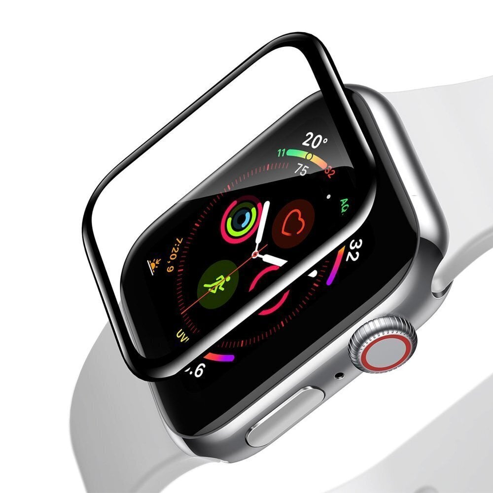 Baseus 0.2mm Full-screen curved Kella kaitsekile Apple Watch 4 40mm (SGAPWA4-G01) hind ja info | Nutikellade aksessuaarid ja tarvikud | hansapost.ee