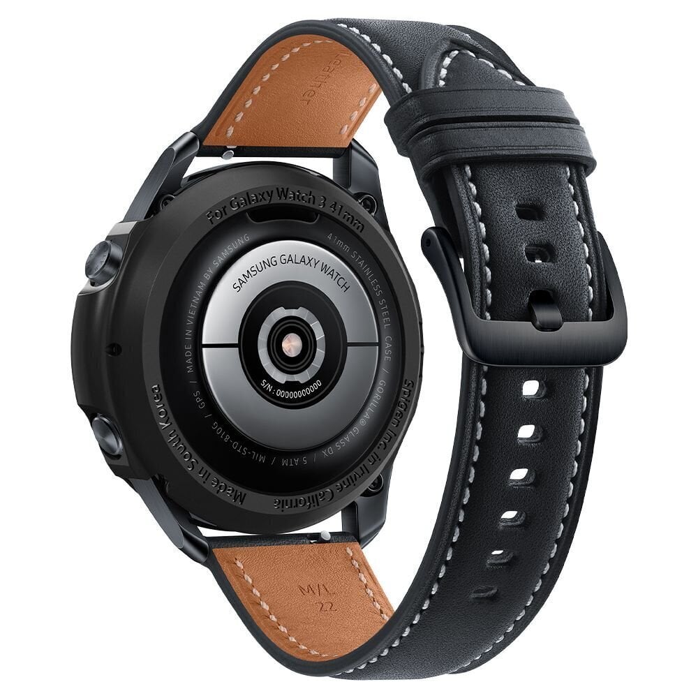 Silikoonümbris Spigen liquid air, Samsung Galaxy Watch Active 3 41mm, must hind ja info | Nutikellade aksessuaarid ja tarvikud | hansapost.ee