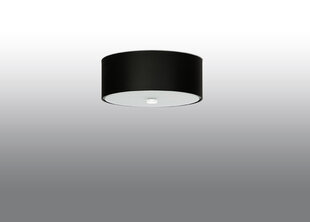 Потолочный светильник Sollux Skala, черный, 30 см цена и информация | Потолочные светильники | hansapost.ee