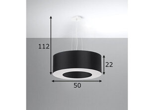Светильник Sollux Saturno 50 цена и информация | Потолочный светильник, 38 x 38 x 24 см | hansapost.ee