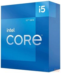 CPU|INTEL|Desktop|Core i5|i5-12500|Alder Lake|3000 MHz|Cores 6|18MB|Socket LGA1700|65 Watts|GPU UHD 770|BOX|BX8071512500SRL5V цена и информация | Процессоры (CPU) | hansapost.ee