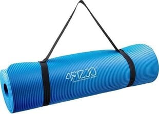 Коврик для упражнений 4fizjo 180x60x1 см, синий цена и информация | Коврики для йоги, фитнеса | hansapost.ee