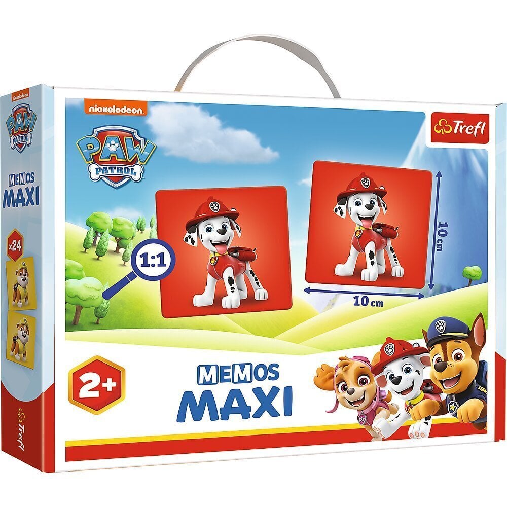 Mälukaardid (memo) Käpapatrull (Paw Patrol) Trefl цена и информация | Lauamängud ja mõistatused perele | hansapost.ee