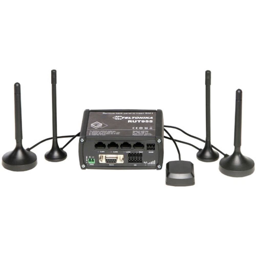 Teltonika Industrial Router 4G LTE DualSIM RUT955 (RUT955T03520) 802.11n, 10 цена и информация | Ruuterid | hansapost.ee