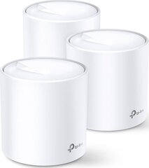 TP-Link Deco AX5400 terve kodu võrguga Wi-Fi 6 kaheribaline ruuter ja repiiter, WPA3, kuni 660 m², 6XGigabit, Deco X60 x 3 hind ja info | Ruuterid | hansapost.ee