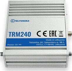 Teltonika LTE Modem TRM240 No Wi-Fi, Mesh Support No, MU-MiMO No, 2G hind ja info | Ruuterid | hansapost.ee
