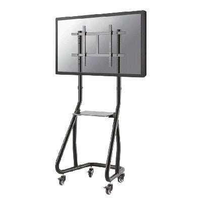 NEWSTAR MOBILE FLAT SCREEN FLOOR STAND (STAND+TROLLEY) (HEIGHT: 152-169 CM) 60-105 BLACK цена и информация | Teleri seinakinnitused ja hoidjad | hansapost.ee