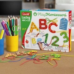 Набор для рукоделия Quercetti Montessori ABC + 123 цена и информация | Настольные игры | hansapost.ee