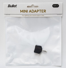 Мини адаптер 3,5mm Out / 2x3,5mm In цена и информация | Кабели и провода | hansapost.ee