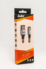 Kaabel Bullet iPhone-le, USB 8PIN, 1 m hind ja info | Bullet Mobiiltelefonid, fotokaamerad, nutiseadmed | hansapost.ee