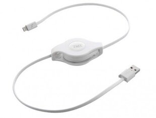 Кабель TnB Lightning/USB, выдвижной, 90 см цена и информация | Кабели для телефонов | hansapost.ee